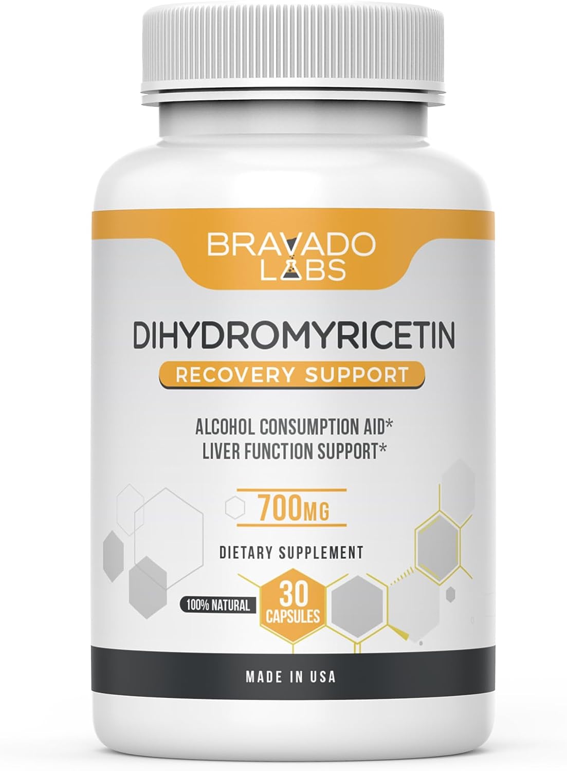 Premium Dihydromyricetin Morning Recovery Support Supplement with Milk Thistle Extract