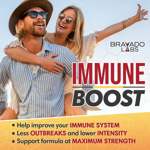 immune boost help improve your immune system less outbreaks and lower intensity support formula at maximum strength